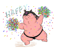 Sumo wrestler Koshimazu sticker #3271279