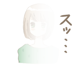 DOKONIDEMOIRU Girl sticker #3271897