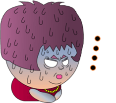 A purple woman sticker #3272058