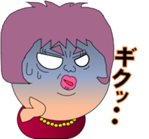 A purple woman sticker #3272059