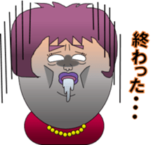 A purple woman sticker #3272060