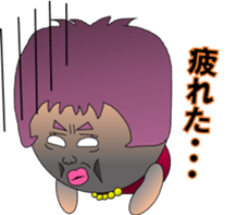 A purple woman sticker #3272061