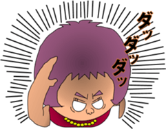 A purple woman sticker #3272062