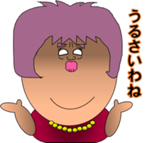 A purple woman sticker #3272067