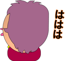 A purple woman sticker #3272073