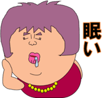 A purple woman sticker #3272077