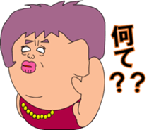 A purple woman sticker #3272081