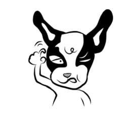 Chopper French Bulldogman sticker #3273055