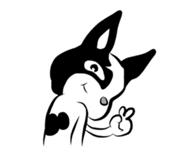 Chopper French Bulldogman sticker #3273061