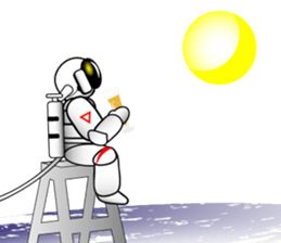 Astronaut2(English) sticker #3273247