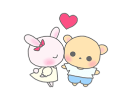 Round pretty animal sticker #3273290