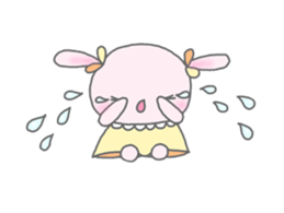 Round pretty animal sticker #3273296