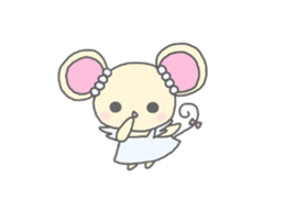 Round pretty animal sticker #3273308