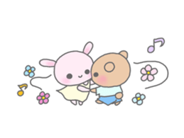 Round pretty animal sticker #3273309