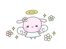 Round pretty animal sticker #3273311