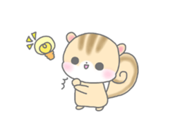 Round pretty animal sticker #3273315