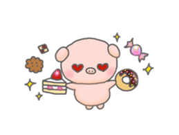 Round pretty animal sticker #3273316