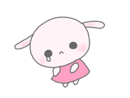 Round pretty animal sticker #3273320