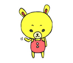 JAMIE THE HAPPY BEAR sticker #3273450