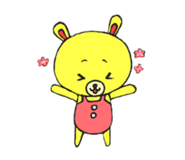 JAMIE THE HAPPY BEAR sticker #3273451