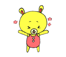 JAMIE THE HAPPY BEAR sticker #3273451
