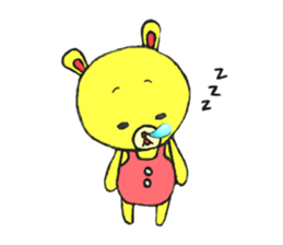 JAMIE THE HAPPY BEAR sticker #3273452