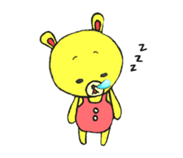 JAMIE THE HAPPY BEAR sticker #3273452