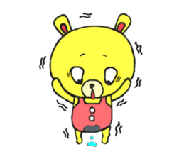 JAMIE THE HAPPY BEAR sticker #3273454