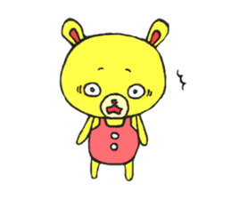 JAMIE THE HAPPY BEAR sticker #3273455