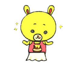 JAMIE THE HAPPY BEAR sticker #3273460