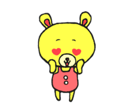 JAMIE THE HAPPY BEAR sticker #3273461