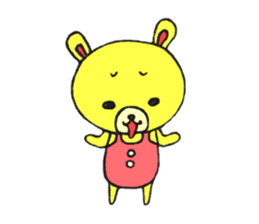 JAMIE THE HAPPY BEAR sticker #3273462