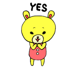 JAMIE THE HAPPY BEAR sticker #3273465