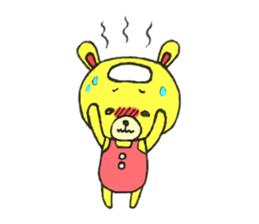 JAMIE THE HAPPY BEAR sticker #3273469