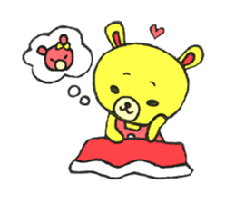 JAMIE THE HAPPY BEAR sticker #3273471
