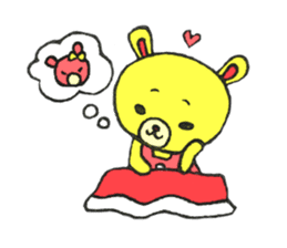 JAMIE THE HAPPY BEAR sticker #3273471