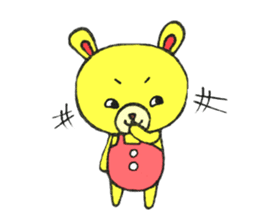 JAMIE THE HAPPY BEAR sticker #3273472