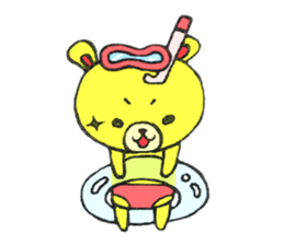 JAMIE THE HAPPY BEAR sticker #3273474