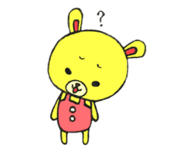 JAMIE THE HAPPY BEAR sticker #3273476