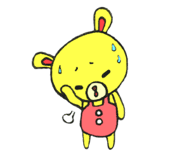 JAMIE THE HAPPY BEAR sticker #3273478