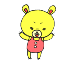 JAMIE THE HAPPY BEAR sticker #3273480