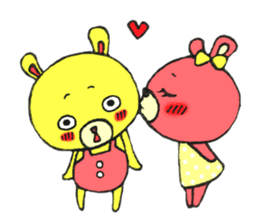 JAMIE THE HAPPY BEAR sticker #3273482