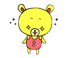 JAMIE THE HAPPY BEAR sticker #3273485