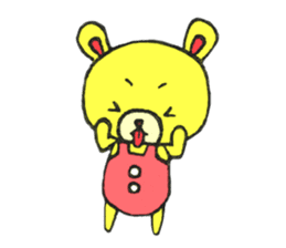 JAMIE THE HAPPY BEAR sticker #3273487