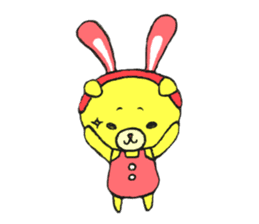 JAMIE THE HAPPY BEAR sticker #3273489