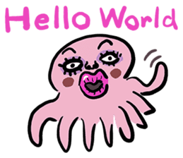 Dookdui The Crazy Octopus sticker #3273890