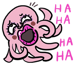 Dookdui The Crazy Octopus sticker #3273891