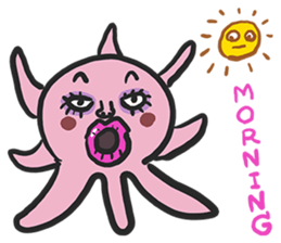 Dookdui The Crazy Octopus sticker #3273892