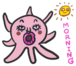 Dookdui The Crazy Octopus sticker #3273892