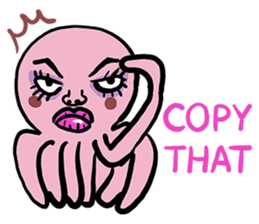 Dookdui The Crazy Octopus sticker #3273894